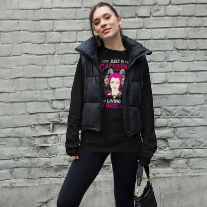 sternzeichen-capricorn-chick-langarmshirt-langarmshirt-jlr-design-2 - JLR Design