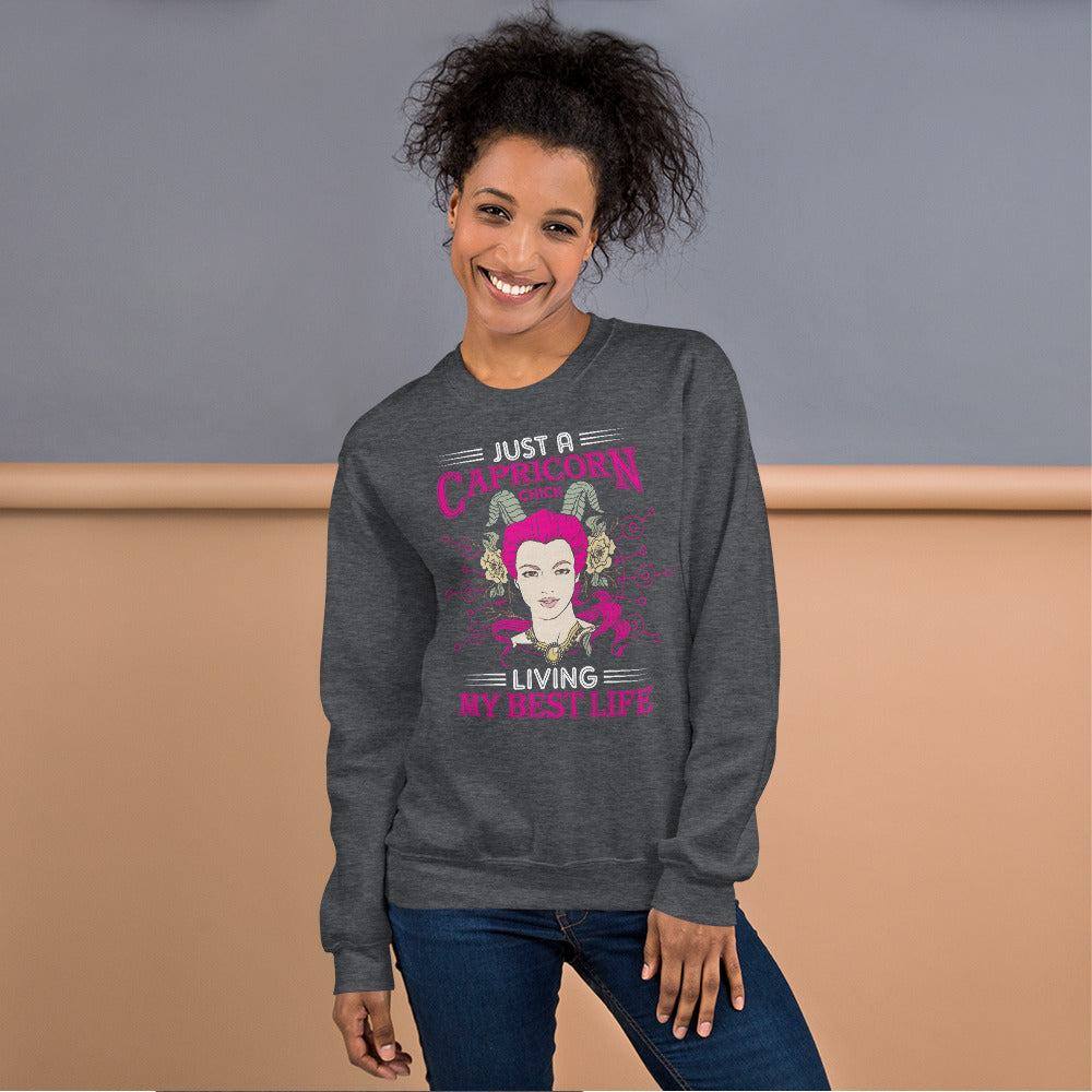 sternzeichen-capricorn-chick-unisex-pullover-pullover-jlr-design-10 - JLR Design
