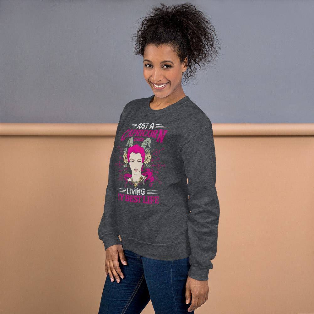 sternzeichen-capricorn-chick-unisex-pullover-pullover-jlr-design-11 - JLR Design