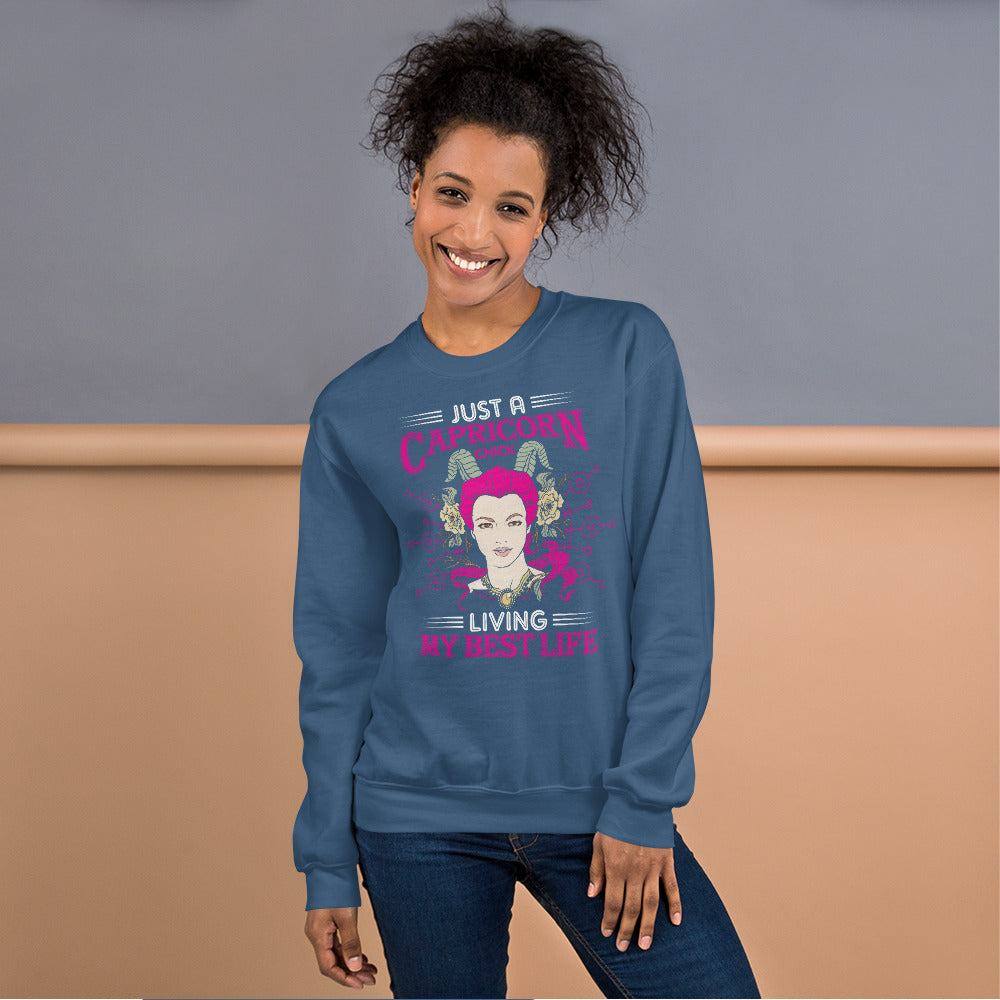 sternzeichen-capricorn-chick-unisex-pullover-pullover-jlr-design-12 - JLR Design