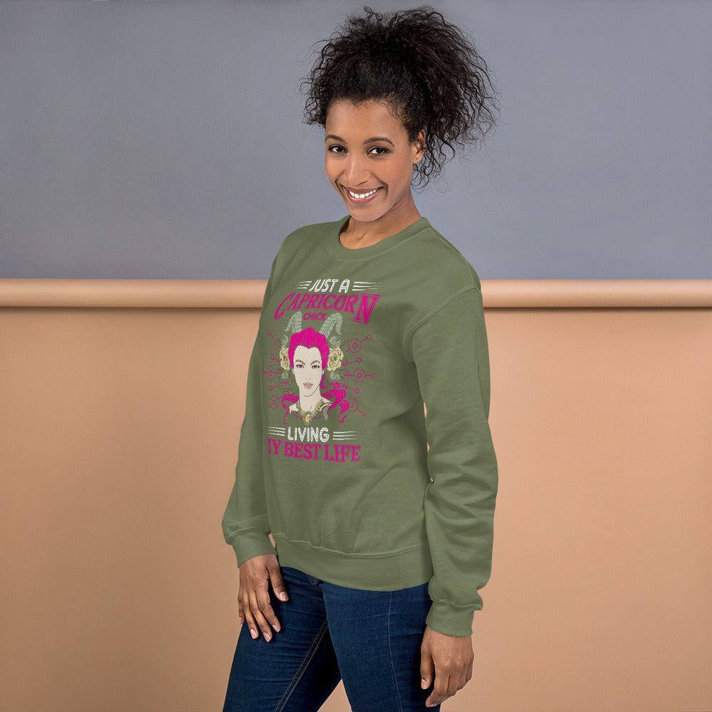 sternzeichen-capricorn-chick-unisex-pullover-pullover-jlr-design-14 - JLR Design