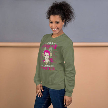 sternzeichen-capricorn-chick-unisex-pullover-pullover-jlr-design-14 - JLR Design