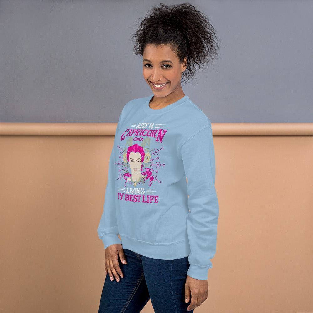 sternzeichen-capricorn-chick-unisex-pullover-pullover-jlr-design-16 - JLR Design