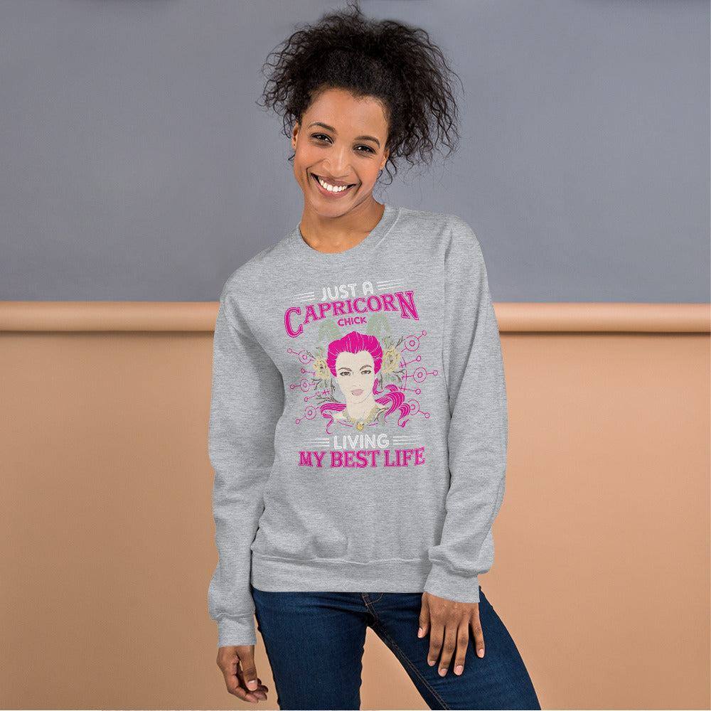 sternzeichen-capricorn-chick-unisex-pullover-pullover-jlr-design-17 - JLR Design