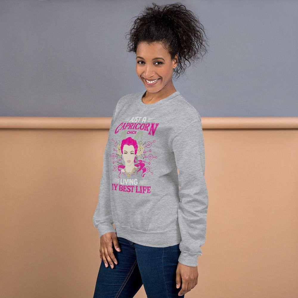 sternzeichen-capricorn-chick-unisex-pullover-pullover-jlr-design-18 - JLR Design