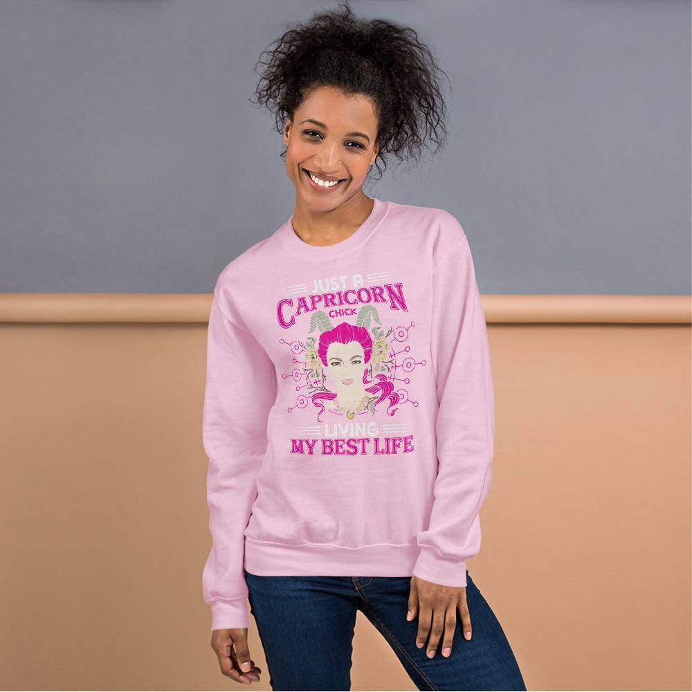 sternzeichen-capricorn-chick-unisex-pullover-pullover-jlr-design-19 - JLR Design