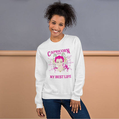 sternzeichen-capricorn-chick-unisex-pullover-pullover-jlr-design-21 - JLR Design