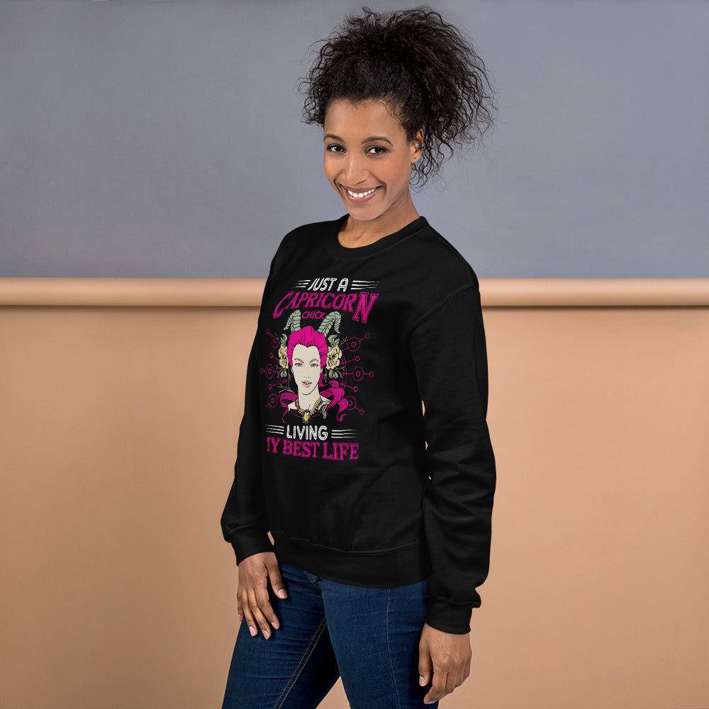 sternzeichen-capricorn-chick-unisex-pullover-pullover-jlr-design-3 - JLR Design