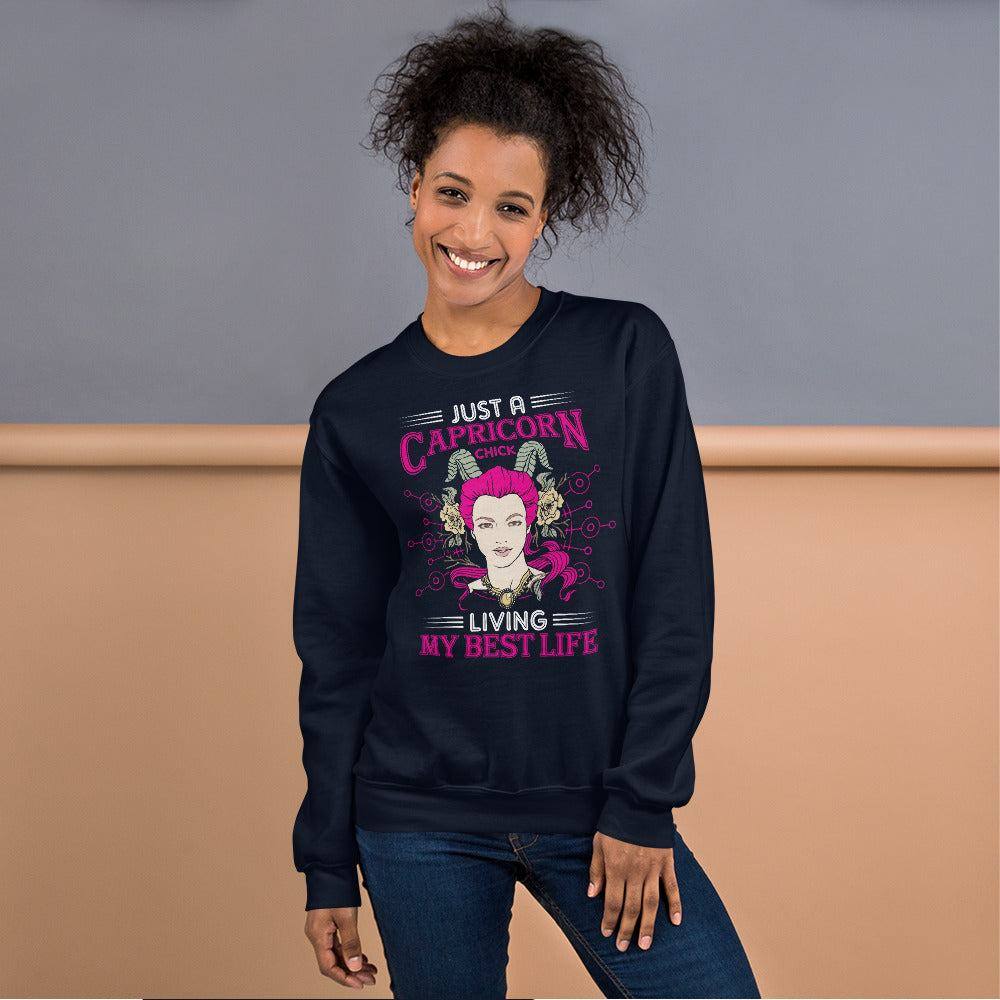 sternzeichen-capricorn-chick-unisex-pullover-pullover-jlr-design-4 - JLR Design