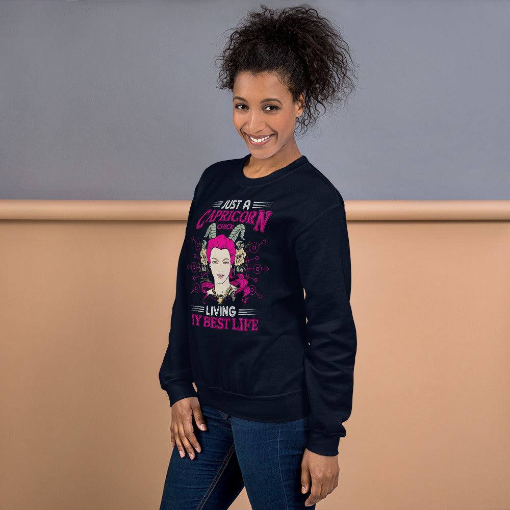 sternzeichen-capricorn-chick-unisex-pullover-pullover-jlr-design-5 - JLR Design