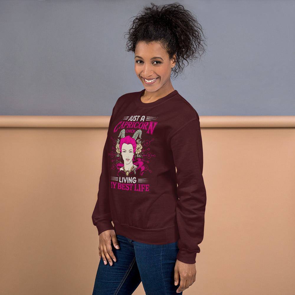 sternzeichen-capricorn-chick-unisex-pullover-pullover-jlr-design-7 - JLR Design