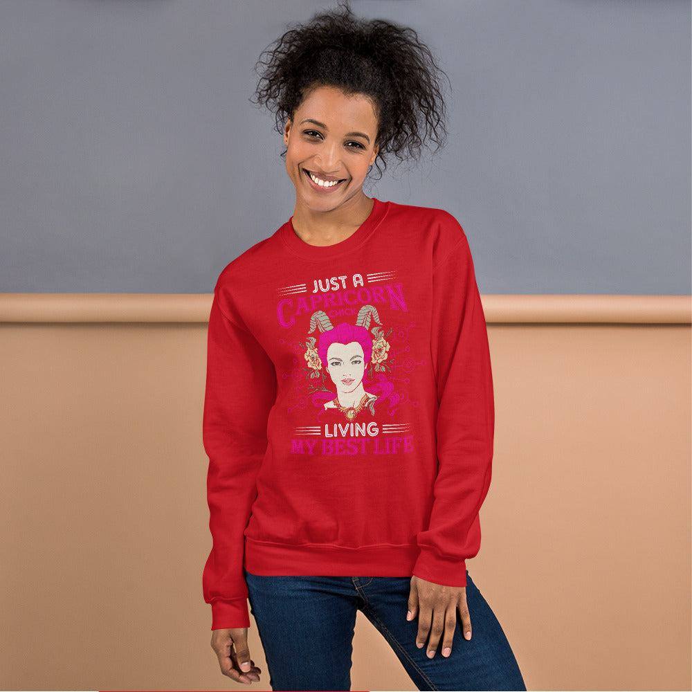 sternzeichen-capricorn-chick-unisex-pullover-pullover-jlr-design-8 - JLR Design