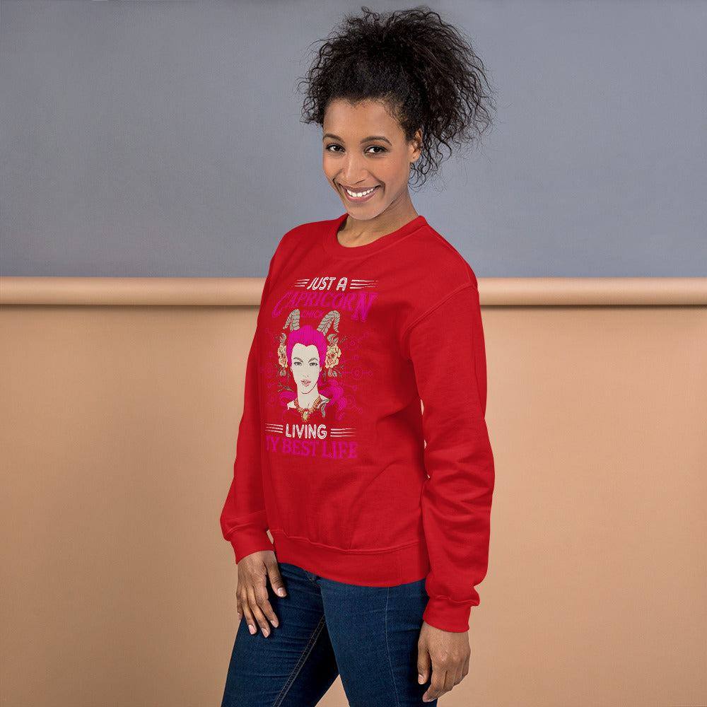 sternzeichen-capricorn-chick-unisex-pullover-pullover-jlr-design-9 - JLR Design