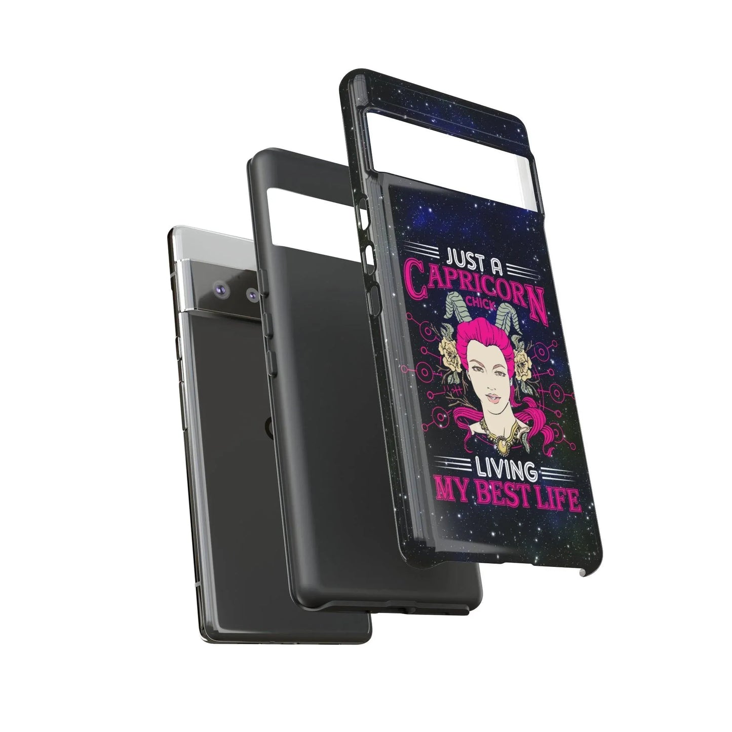 sternzeichen-capricorn-handyhulle-google-pixel-2-3-4-5-6-7-8-9-a-xl-pro-5g-phone-case-jlr-design-13 - JLR Design