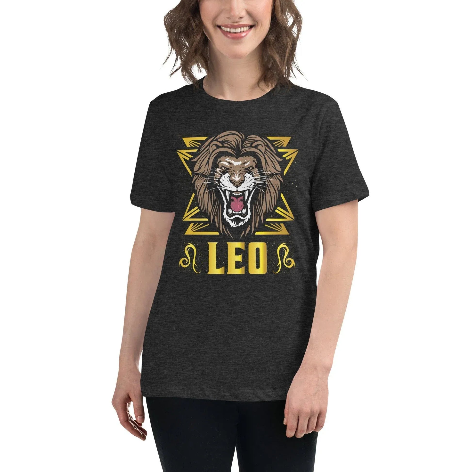 sternzeichen-lowe-damen-t-shirt-t-shirt-jlr-design-1 - JLR Design