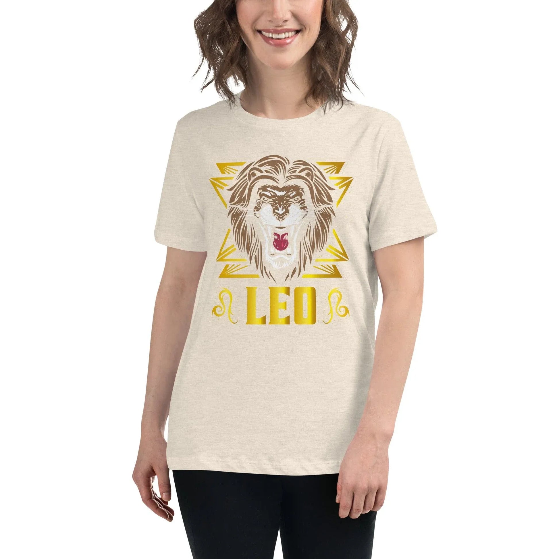 sternzeichen-lowe-damen-t-shirt-t-shirt-jlr-design-13 - JLR Design