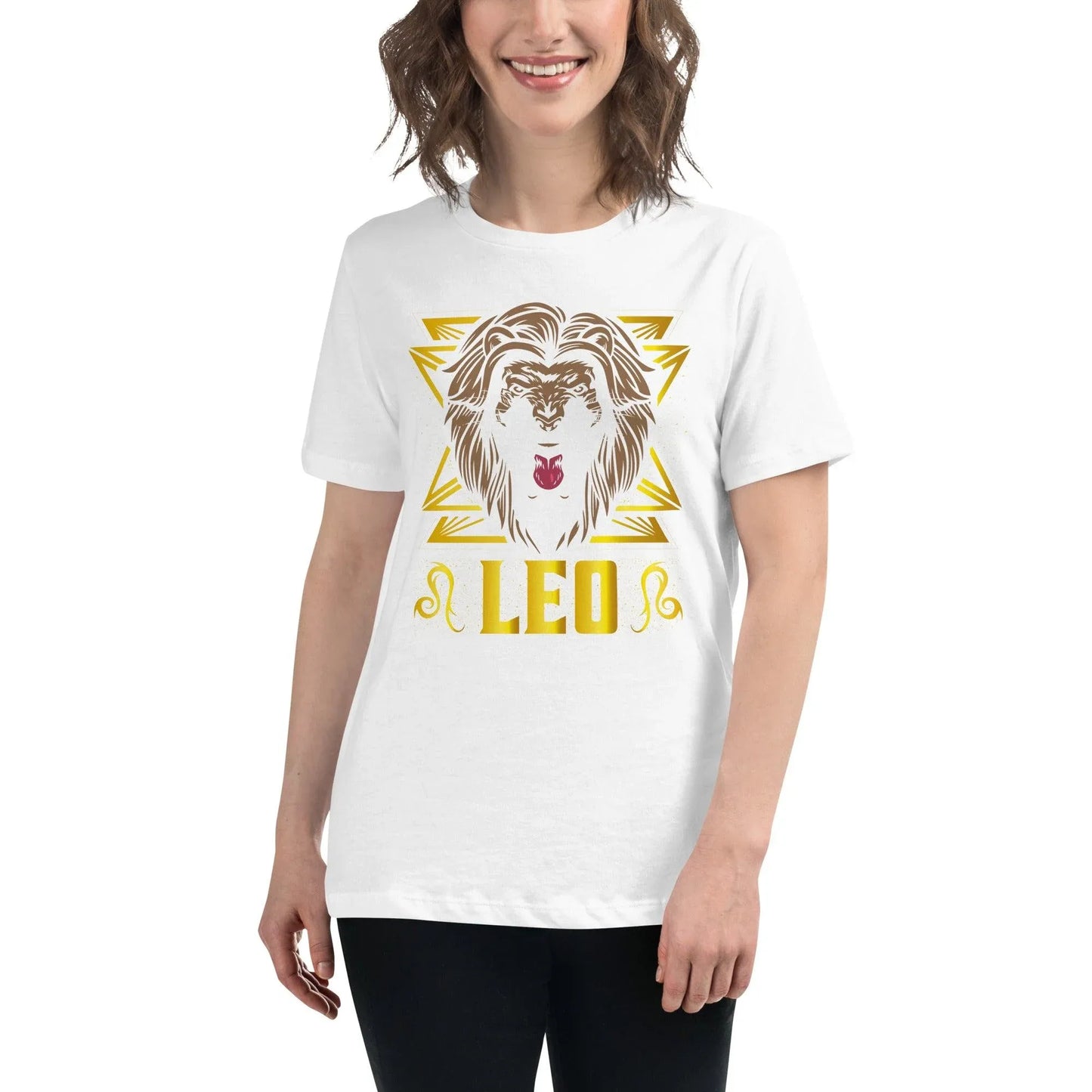 sternzeichen-lowe-damen-t-shirt-t-shirt-jlr-design-15 - JLR Design