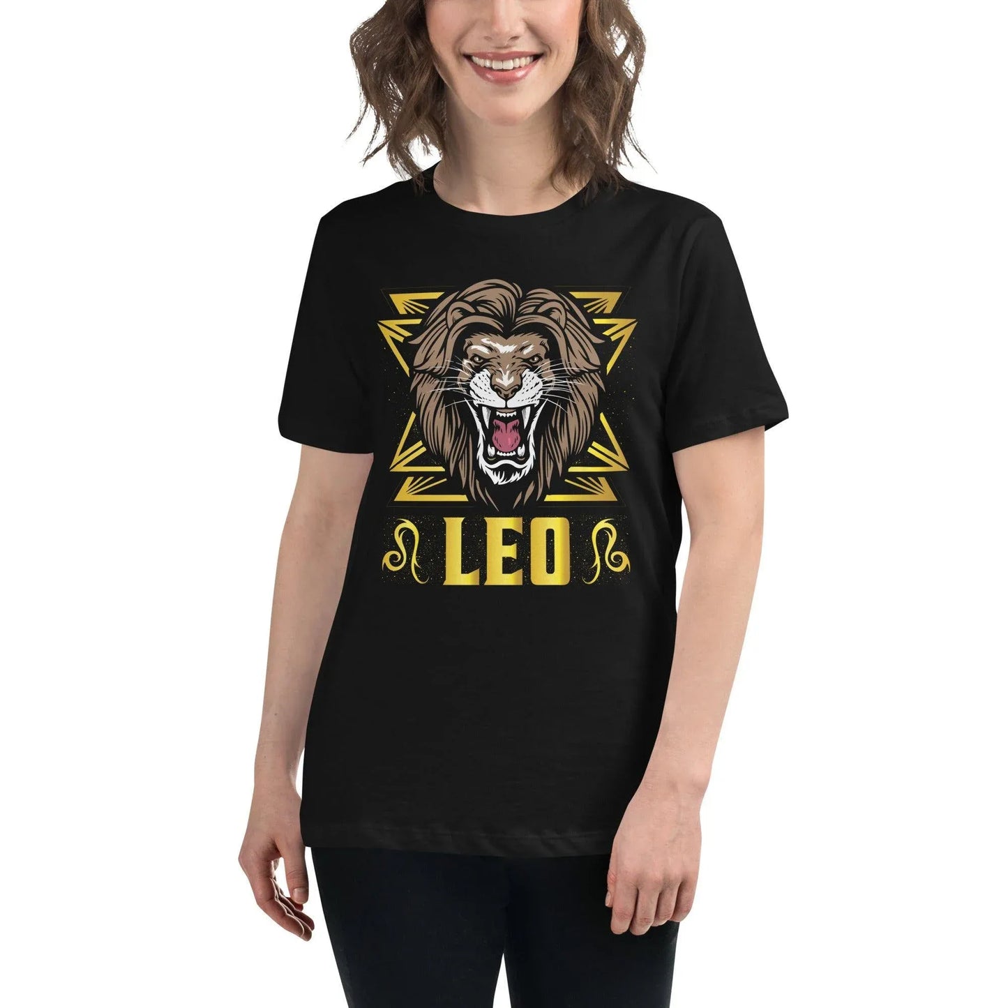 sternzeichen-lowe-damen-t-shirt-t-shirt-jlr-design-3 - JLR Design