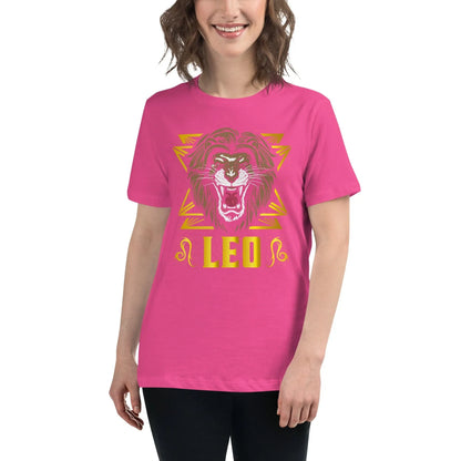 sternzeichen-lowe-damen-t-shirt-t-shirt-jlr-design-6 - JLR Design