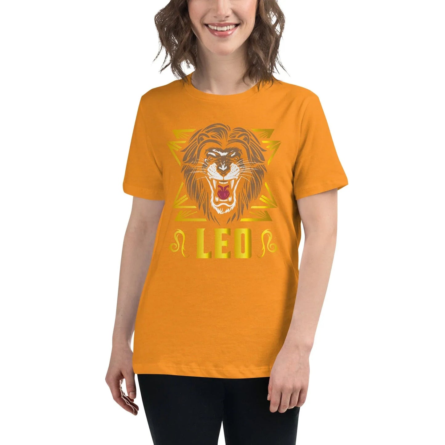sternzeichen-lowe-damen-t-shirt-t-shirt-jlr-design-7 - JLR Design