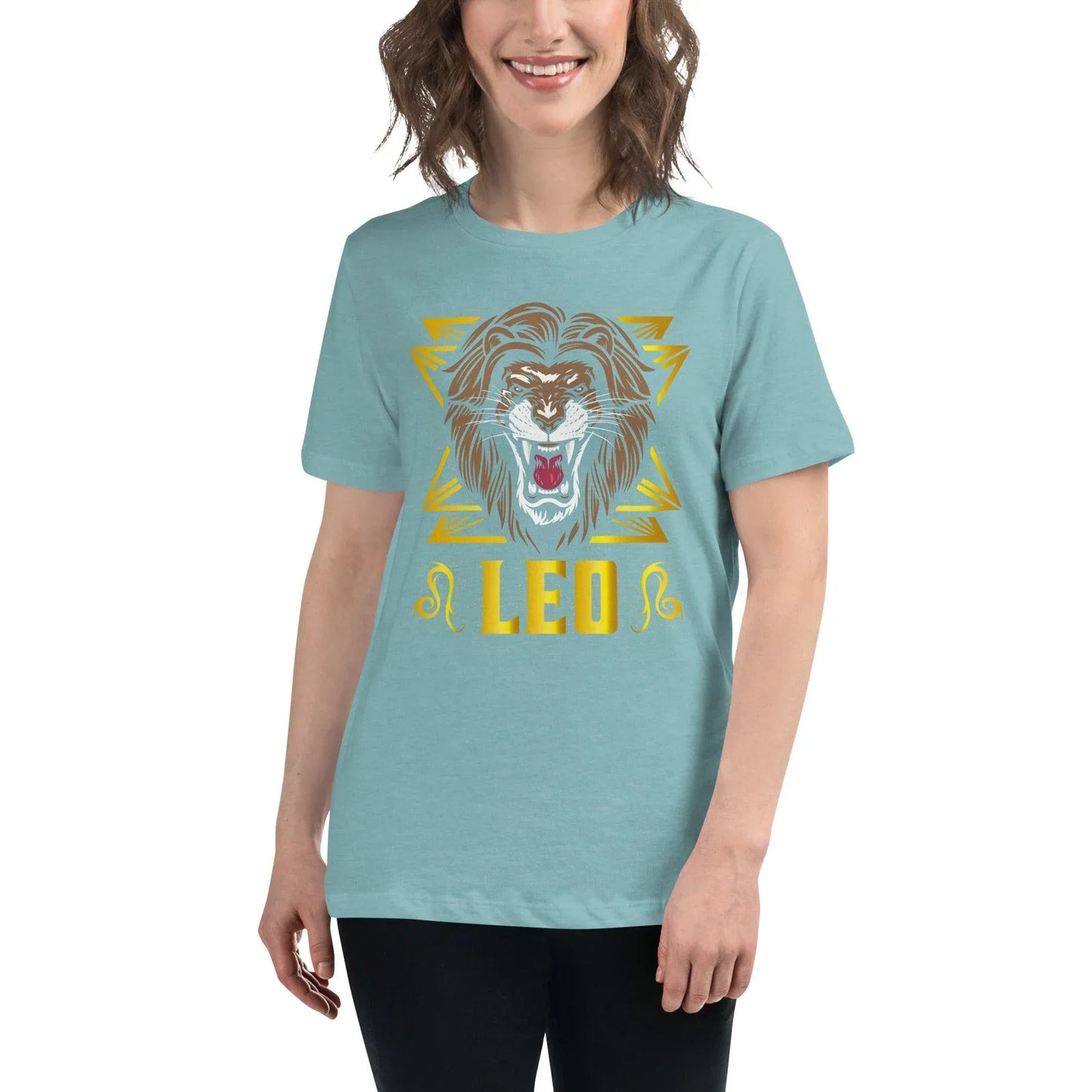 sternzeichen-lowe-damen-t-shirt-t-shirt-jlr-design-8 - JLR Design