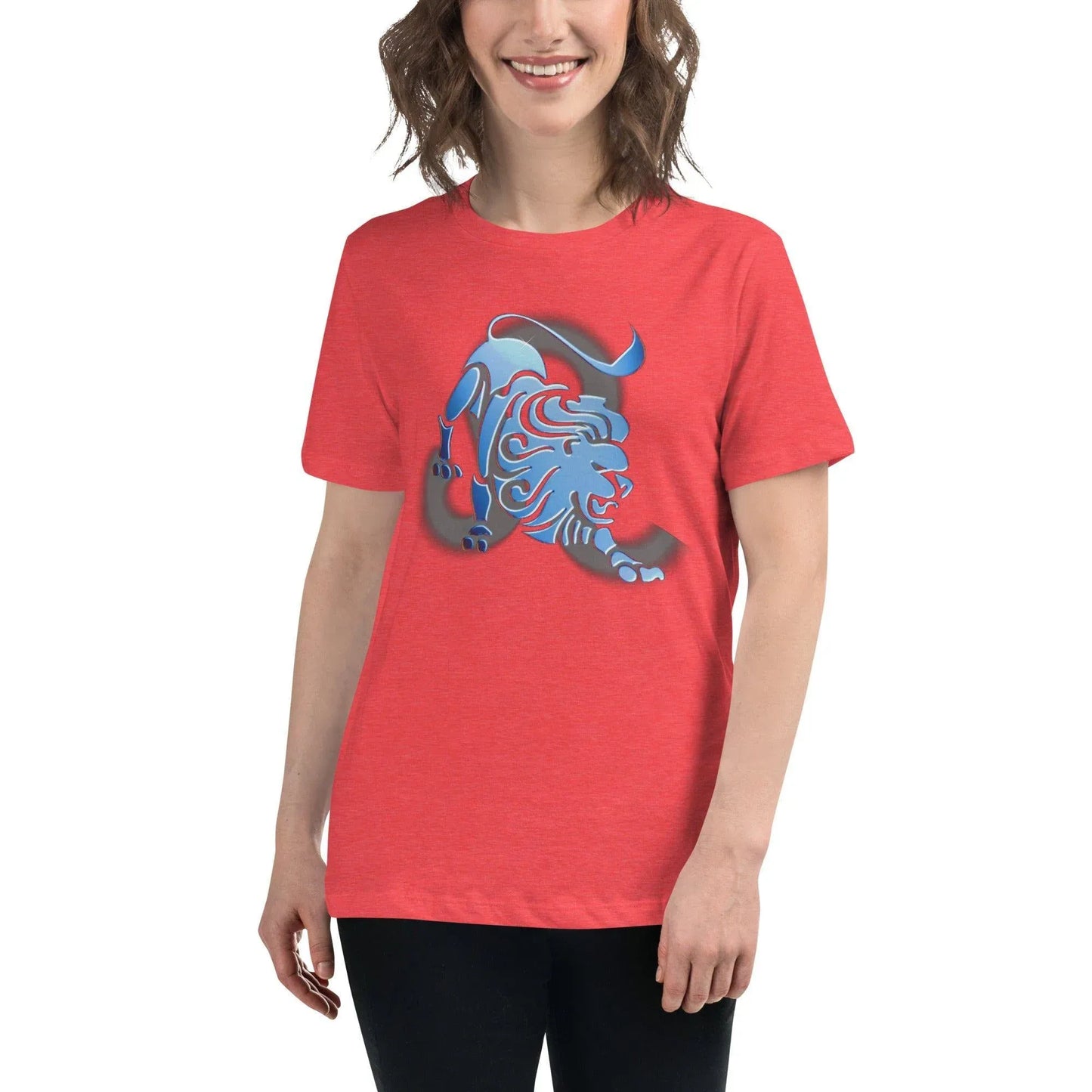 sternzeichen-lowe-damen-t-shirt-t-shirt-jlr-design-80584 - JLR Design