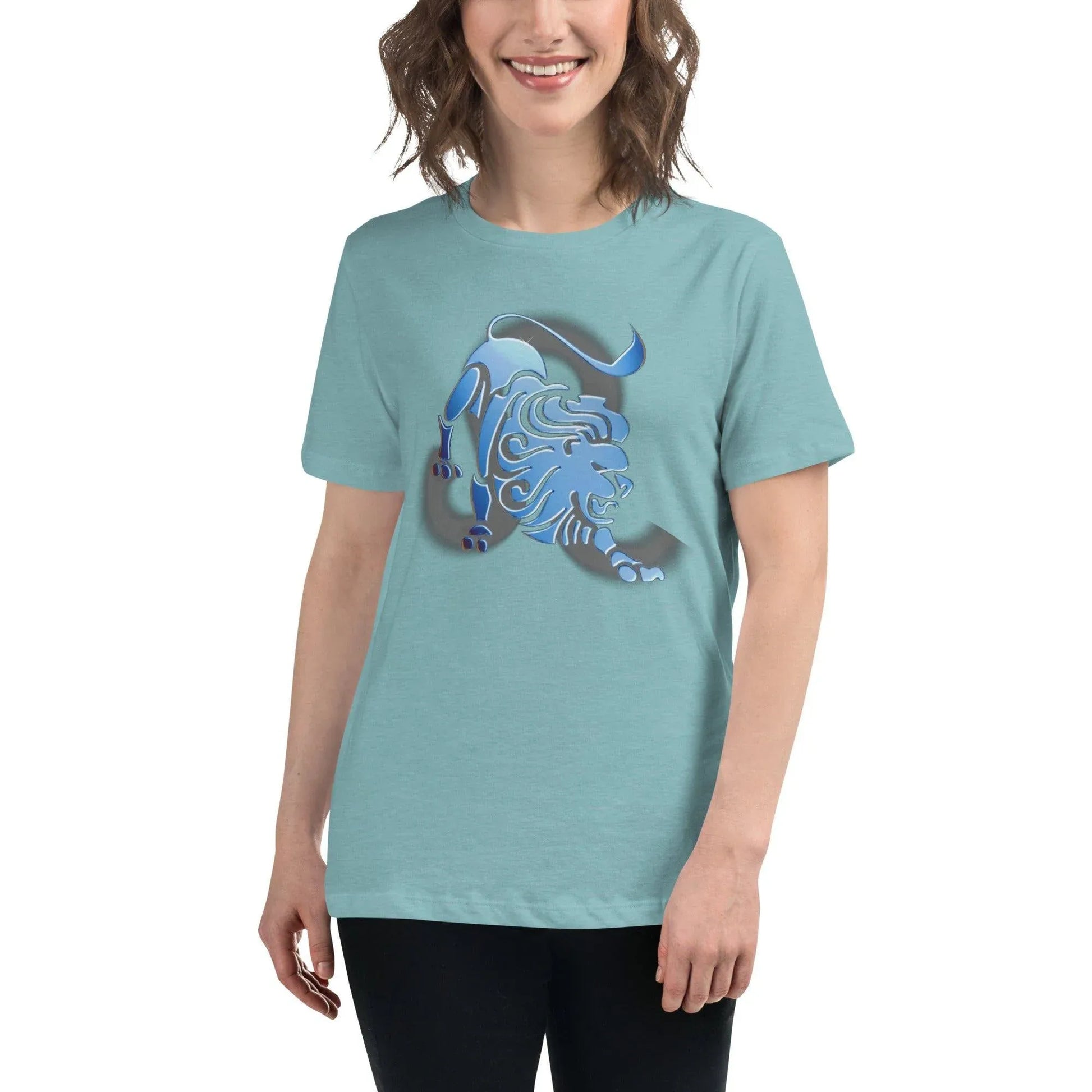 sternzeichen-lowe-damen-t-shirt-t-shirt-jlr-design-91388 - JLR Design