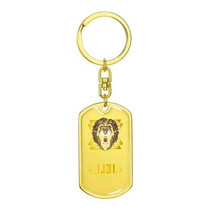 sternzeichen-lowe-dog-tag-schlusselanhanger-jewelry-jlr-design-2 - JLR Design