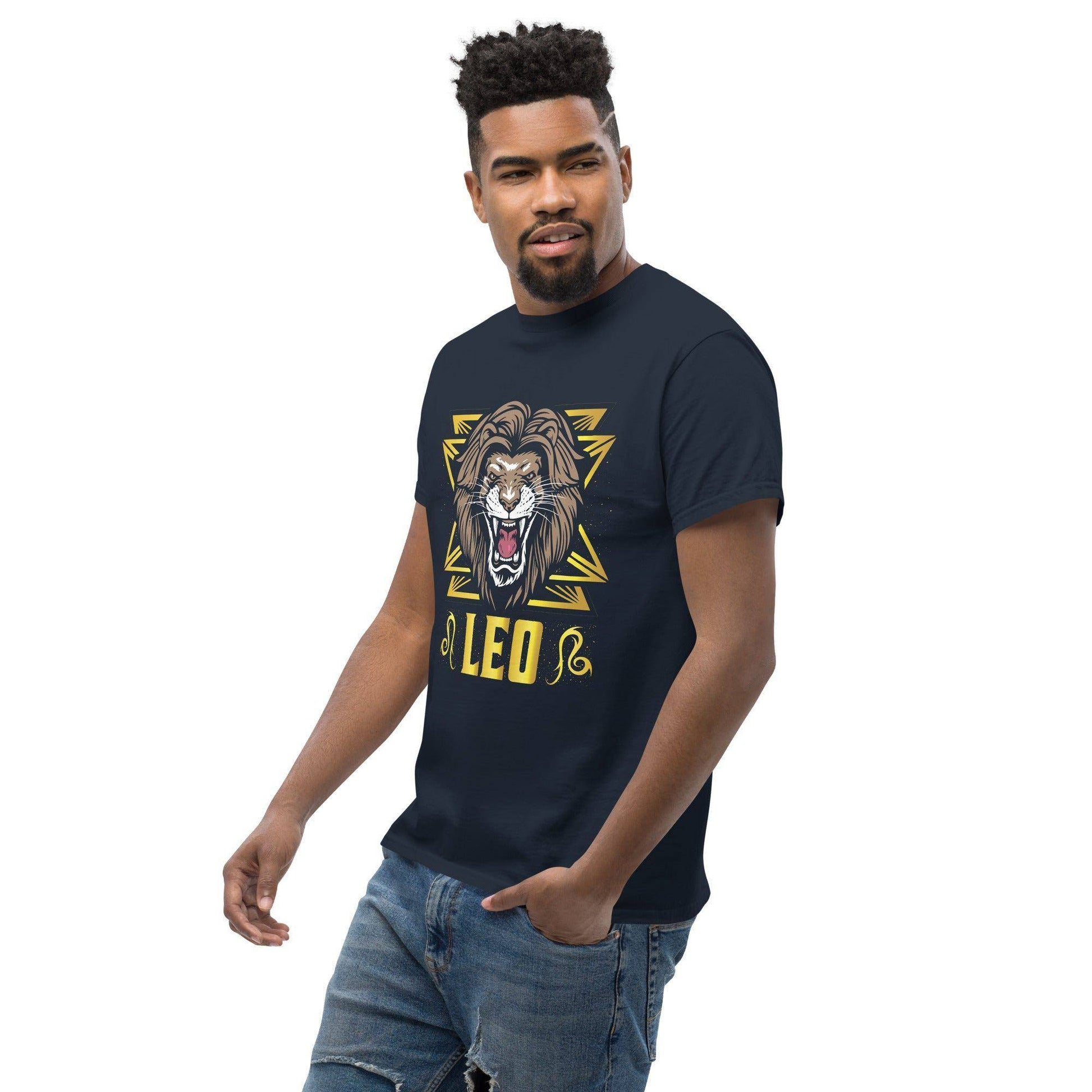 sternzeichen-lowe-herren-t-shirt-t-shirt-jlr-design-12 - JLR Design