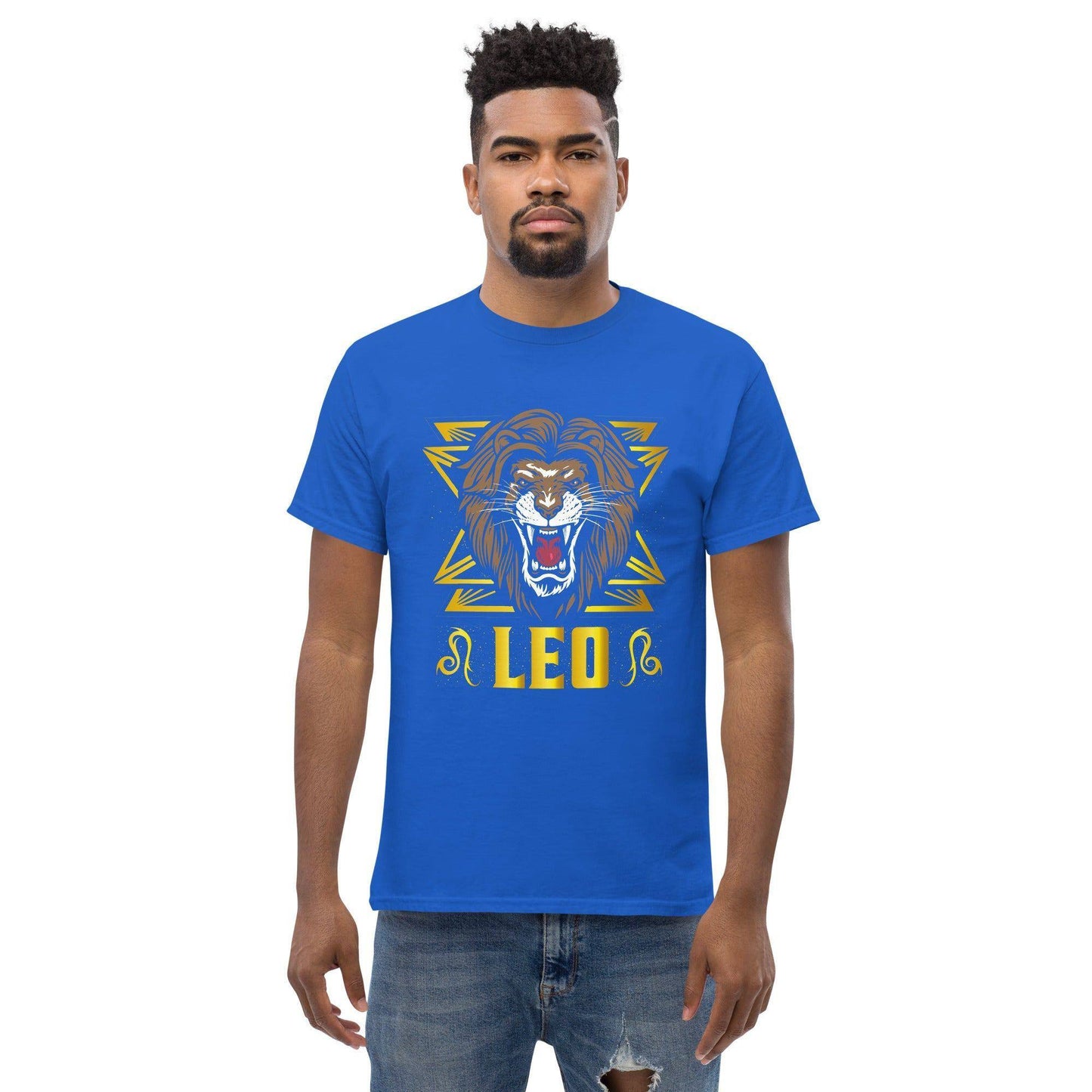 sternzeichen-lowe-herren-t-shirt-t-shirt-jlr-design-17 - JLR Design