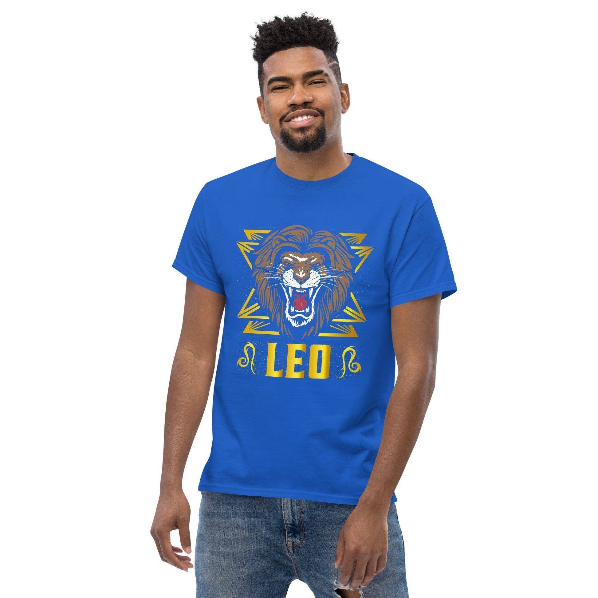 sternzeichen-lowe-herren-t-shirt-t-shirt-jlr-design-18 - JLR Design