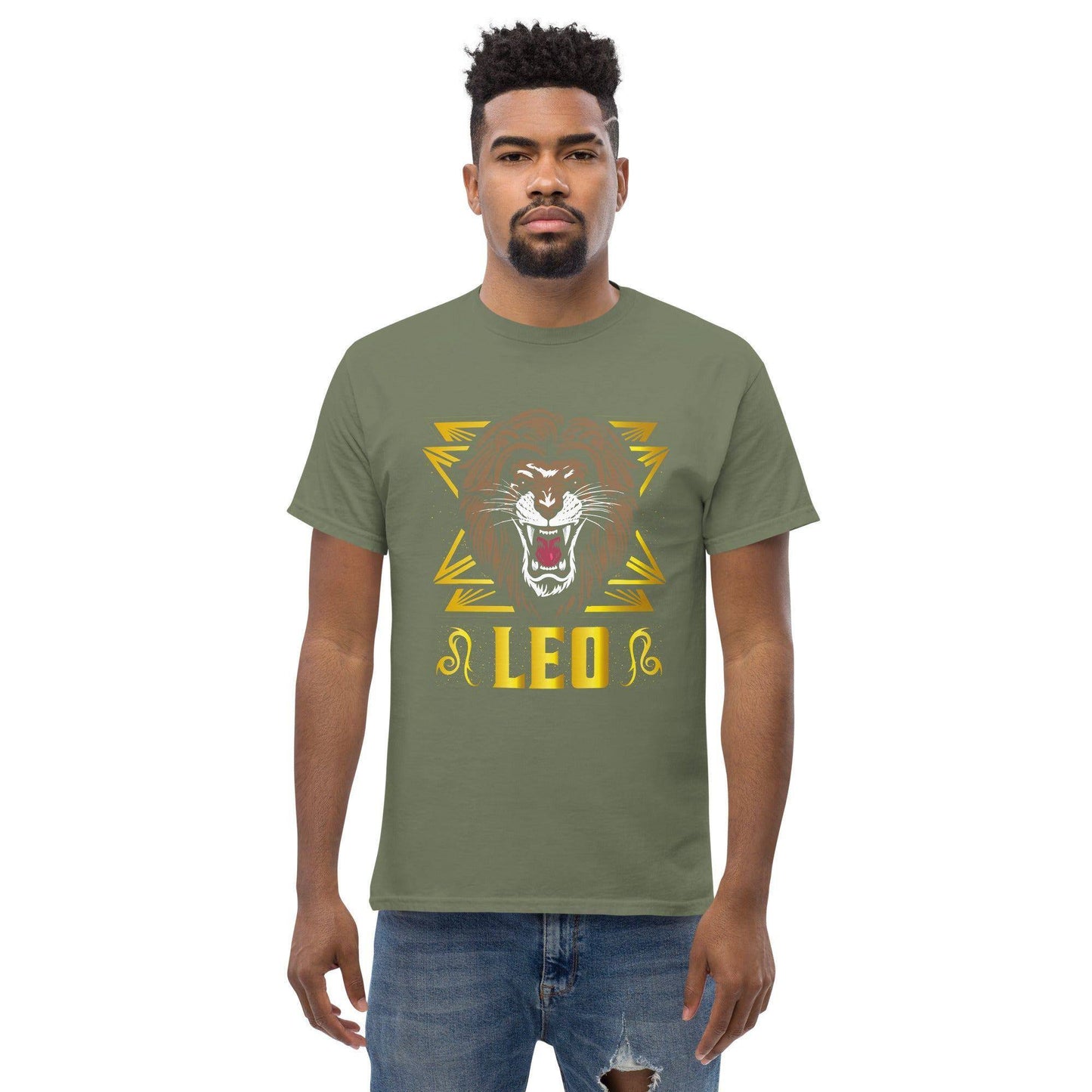 sternzeichen-lowe-herren-t-shirt-t-shirt-jlr-design-21 - JLR Design