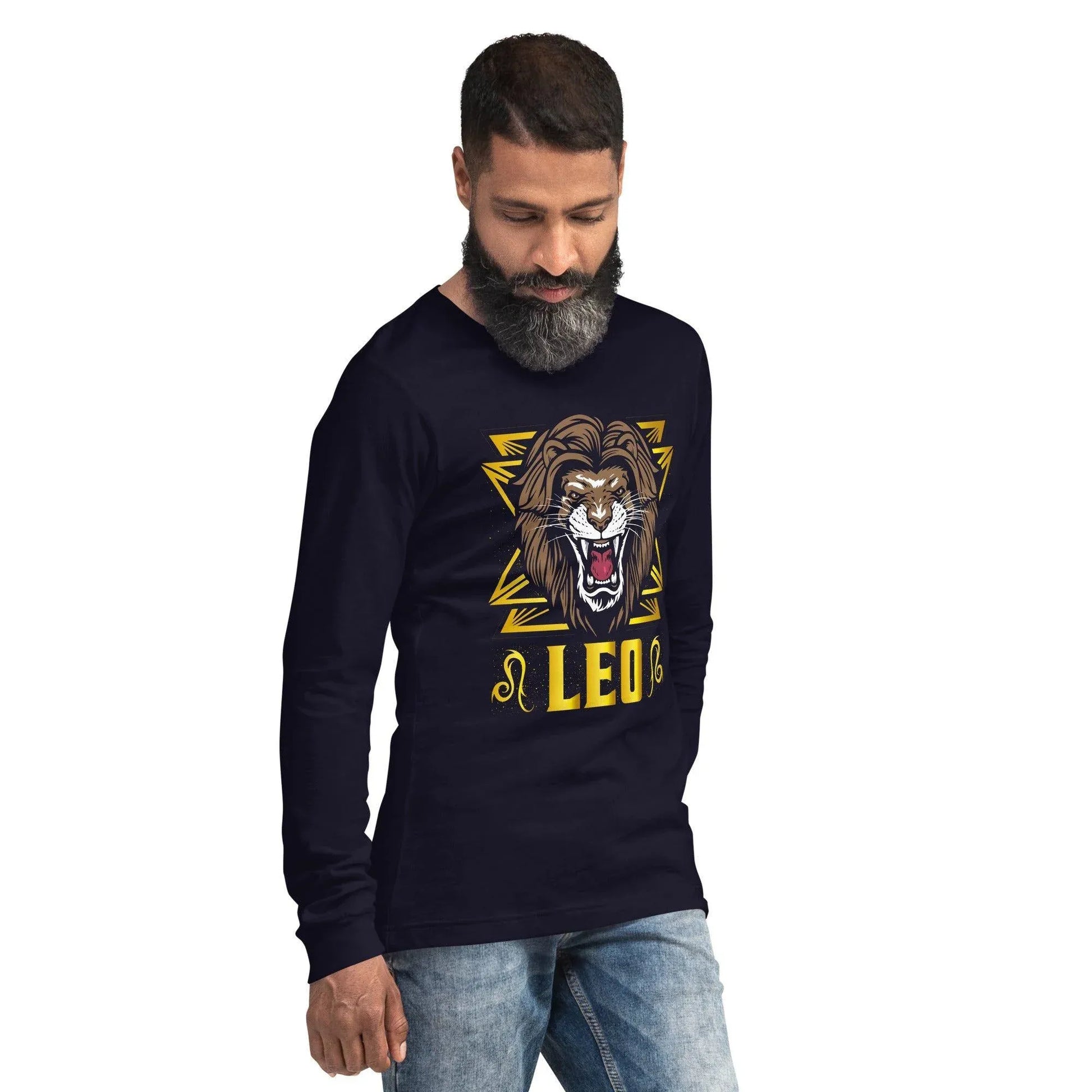 sternzeichen-lowe-langarmshirt-langarmshirt-jlr-design-10 - JLR Design