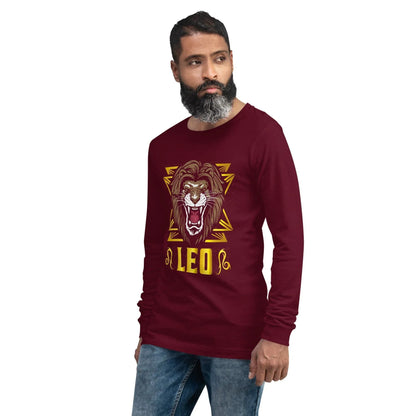 sternzeichen-lowe-langarmshirt-langarmshirt-jlr-design-12 - JLR Design