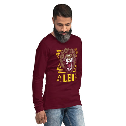 sternzeichen-lowe-langarmshirt-langarmshirt-jlr-design-13 - JLR Design