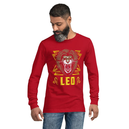 sternzeichen-lowe-langarmshirt-langarmshirt-jlr-design-14 - JLR Design