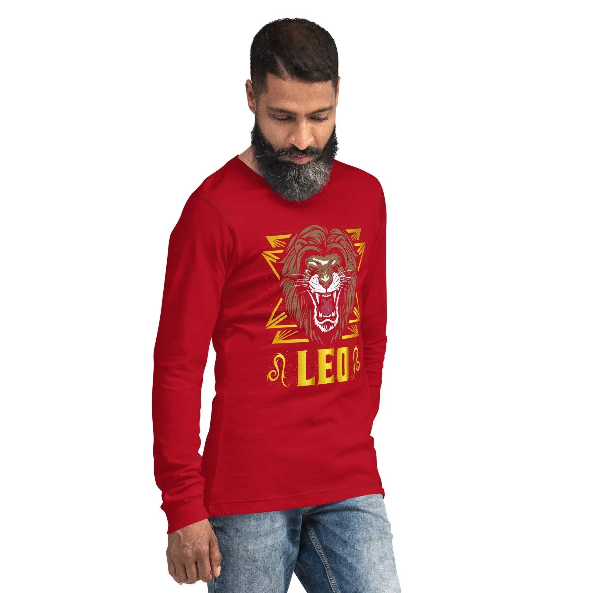 sternzeichen-lowe-langarmshirt-langarmshirt-jlr-design-16 - JLR Design
