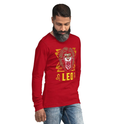 sternzeichen-lowe-langarmshirt-langarmshirt-jlr-design-16 - JLR Design