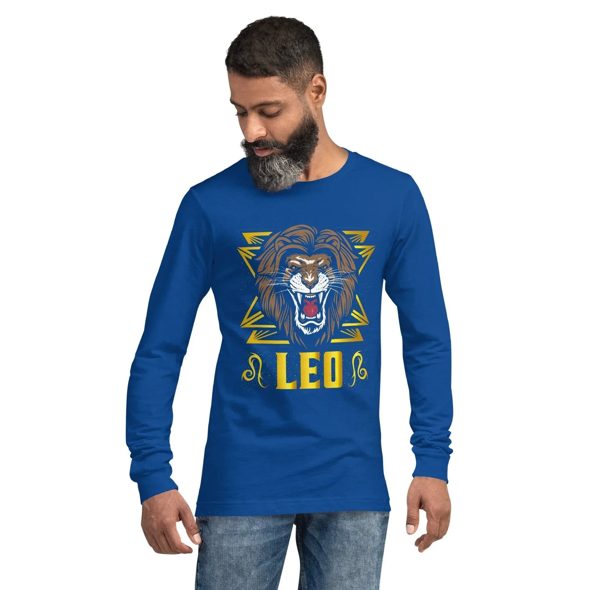 sternzeichen-lowe-langarmshirt-langarmshirt-jlr-design-22 - JLR Design