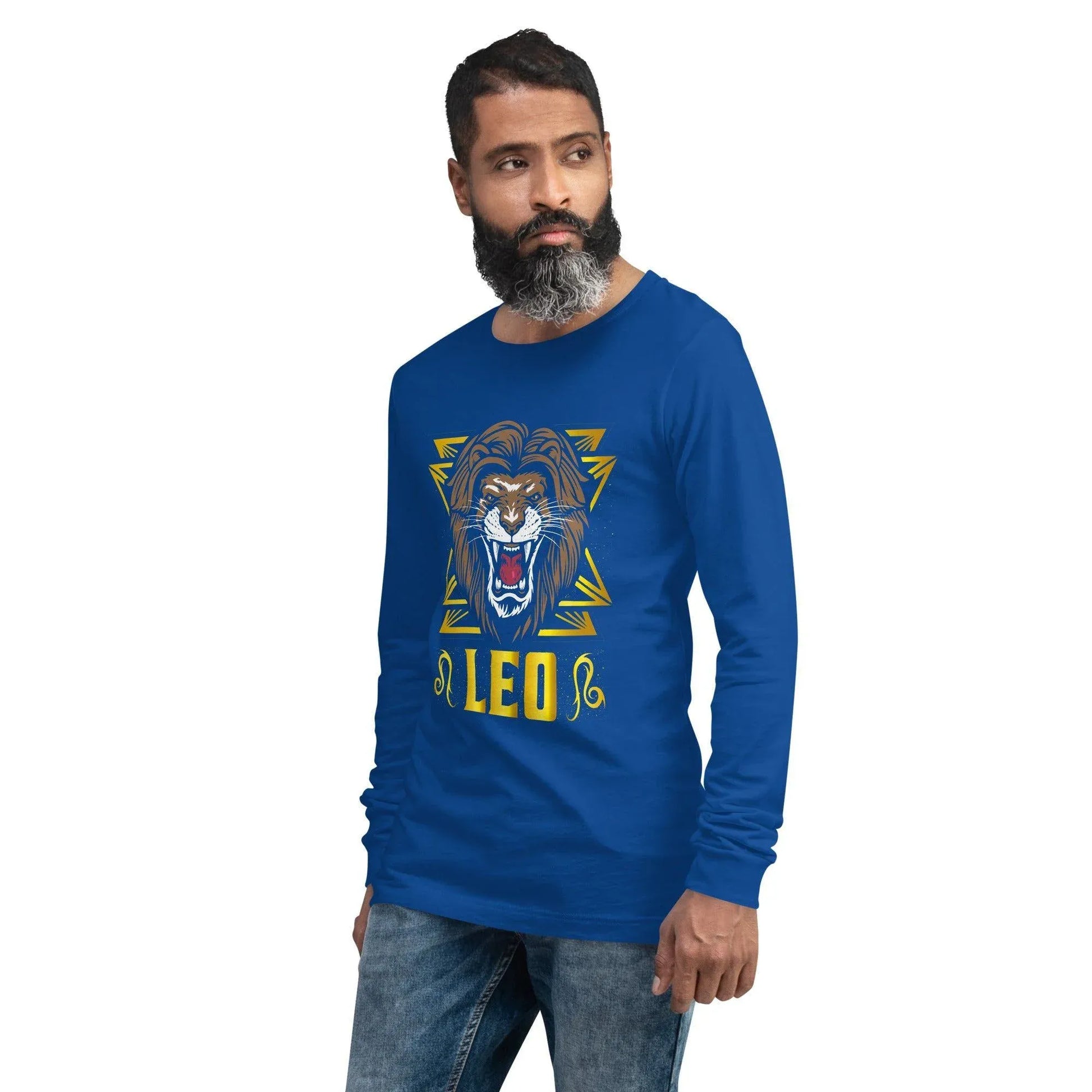 sternzeichen-lowe-langarmshirt-langarmshirt-jlr-design-23 - JLR Design
