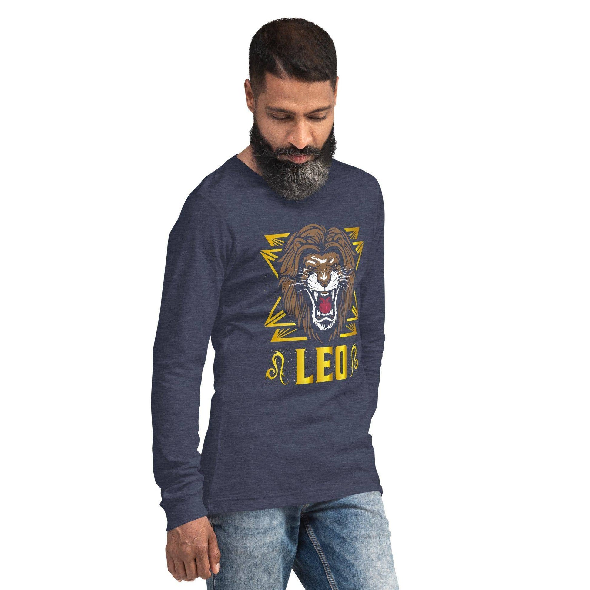 sternzeichen-lowe-langarmshirt-langarmshirt-jlr-design-27 - JLR Design