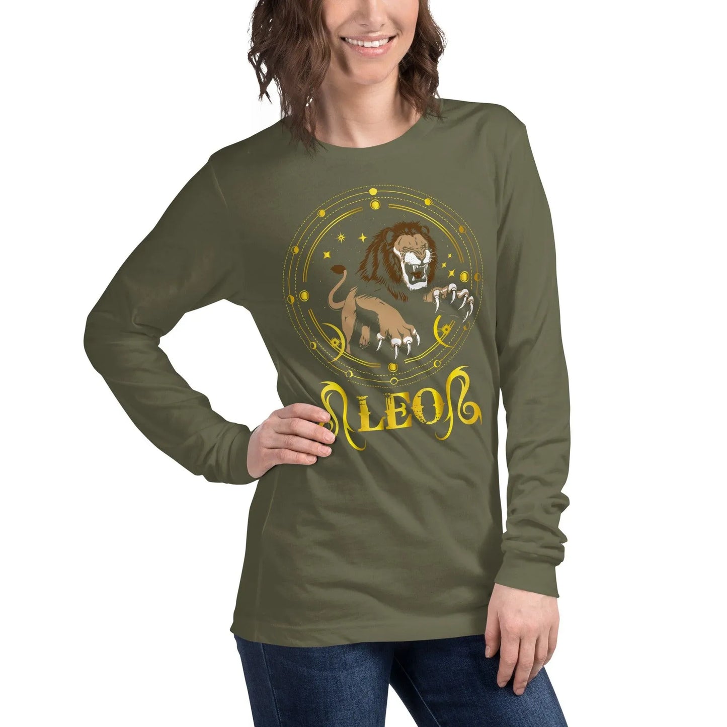 sternzeichen-lowe-langarmshirt-langarmshirt-jlr-design-47 - JLR Design