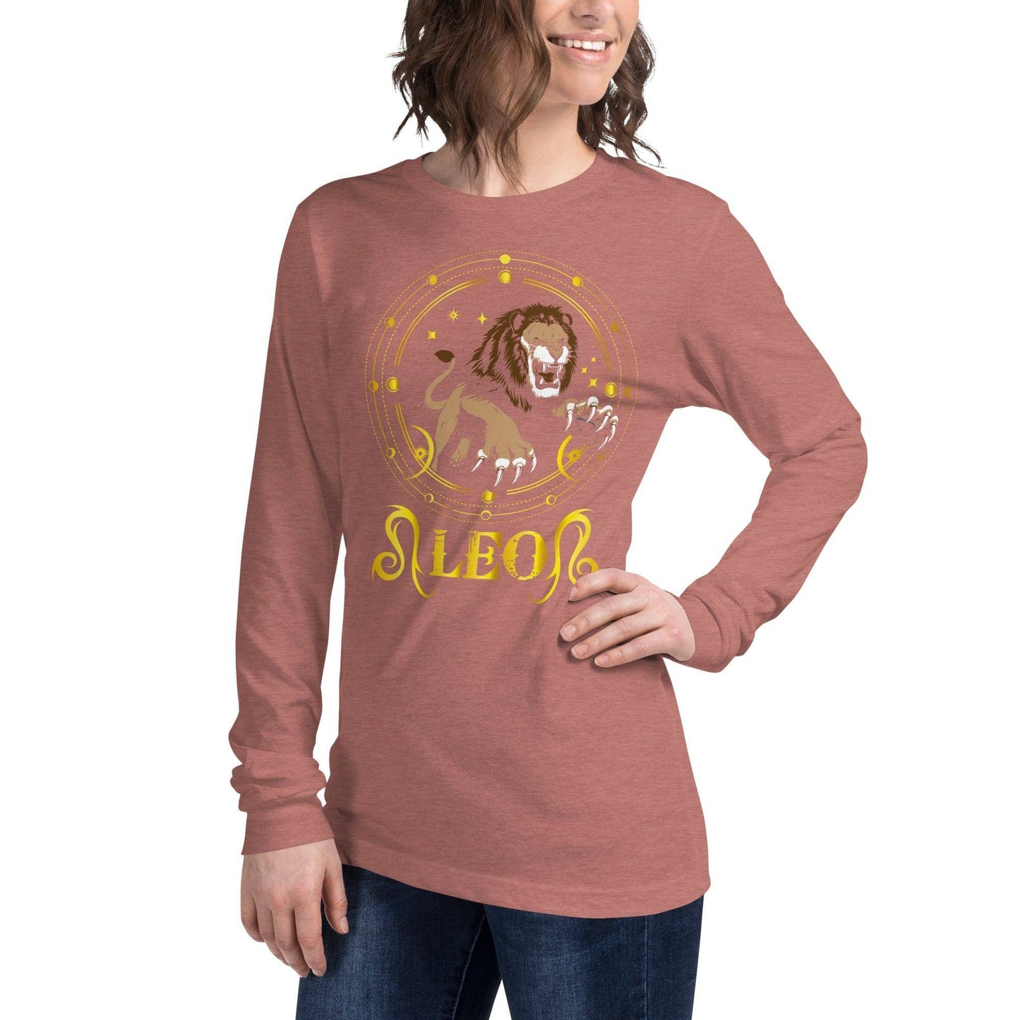sternzeichen-lowe-langarmshirt-langarmshirt-jlr-design-50 - JLR Design