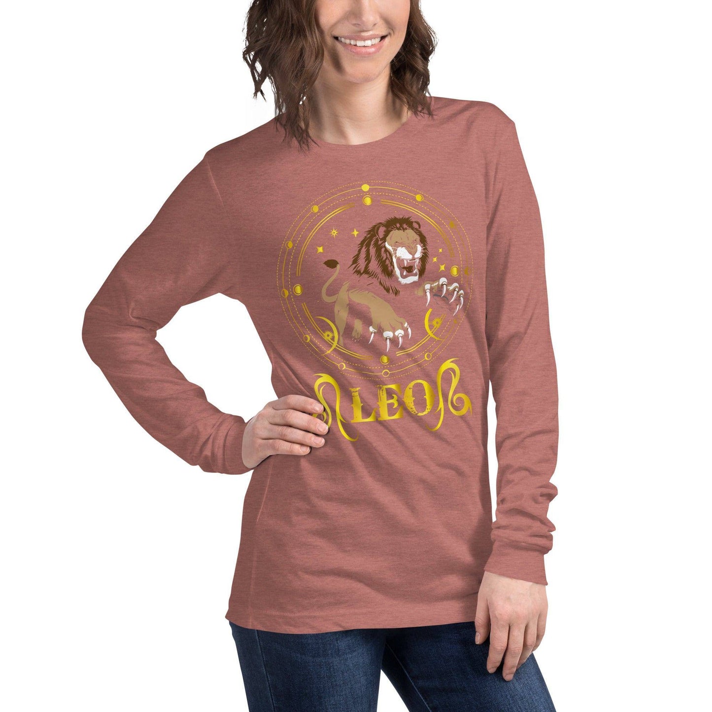 sternzeichen-lowe-langarmshirt-langarmshirt-jlr-design-51 - JLR Design