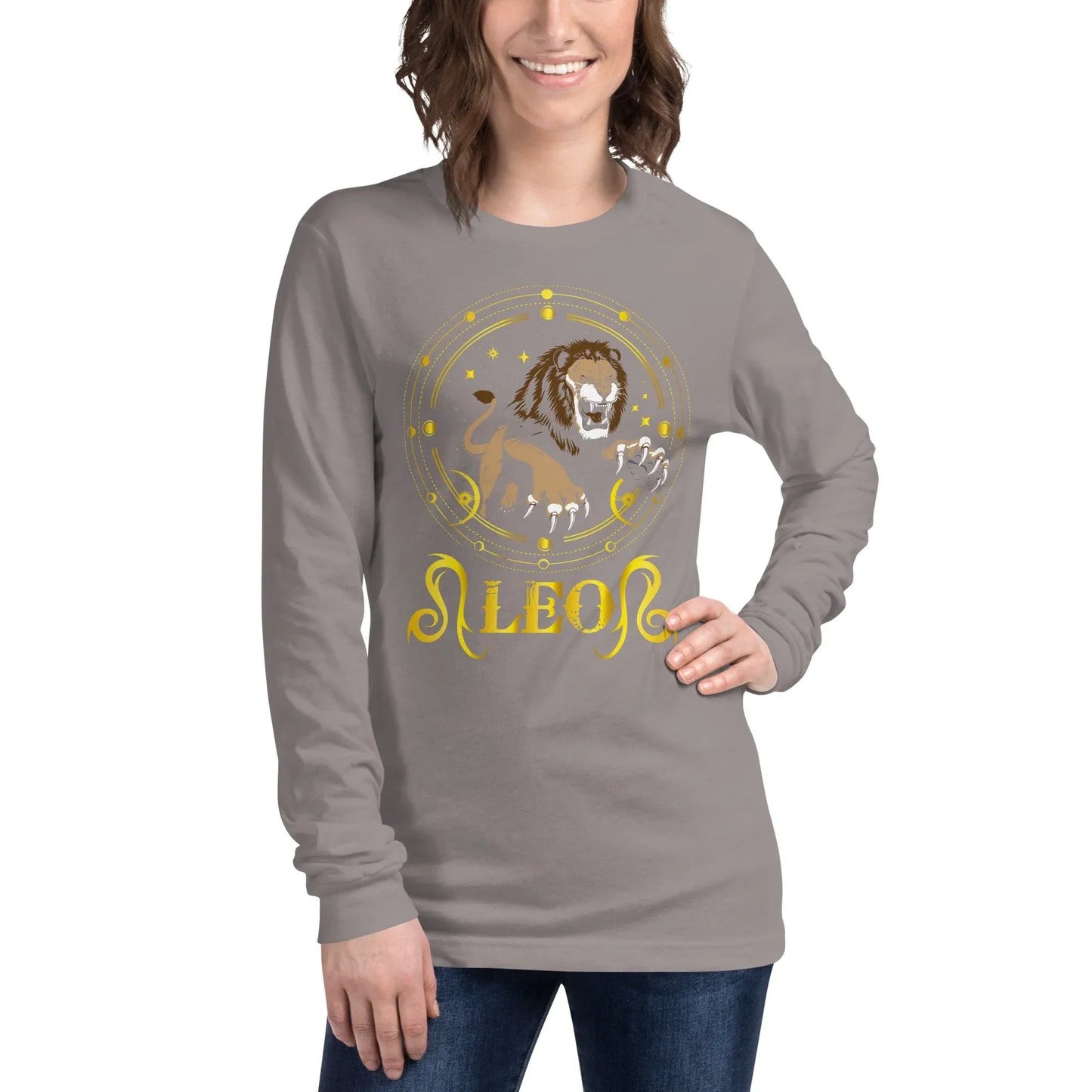 sternzeichen-lowe-langarmshirt-langarmshirt-jlr-design-53 - JLR Design