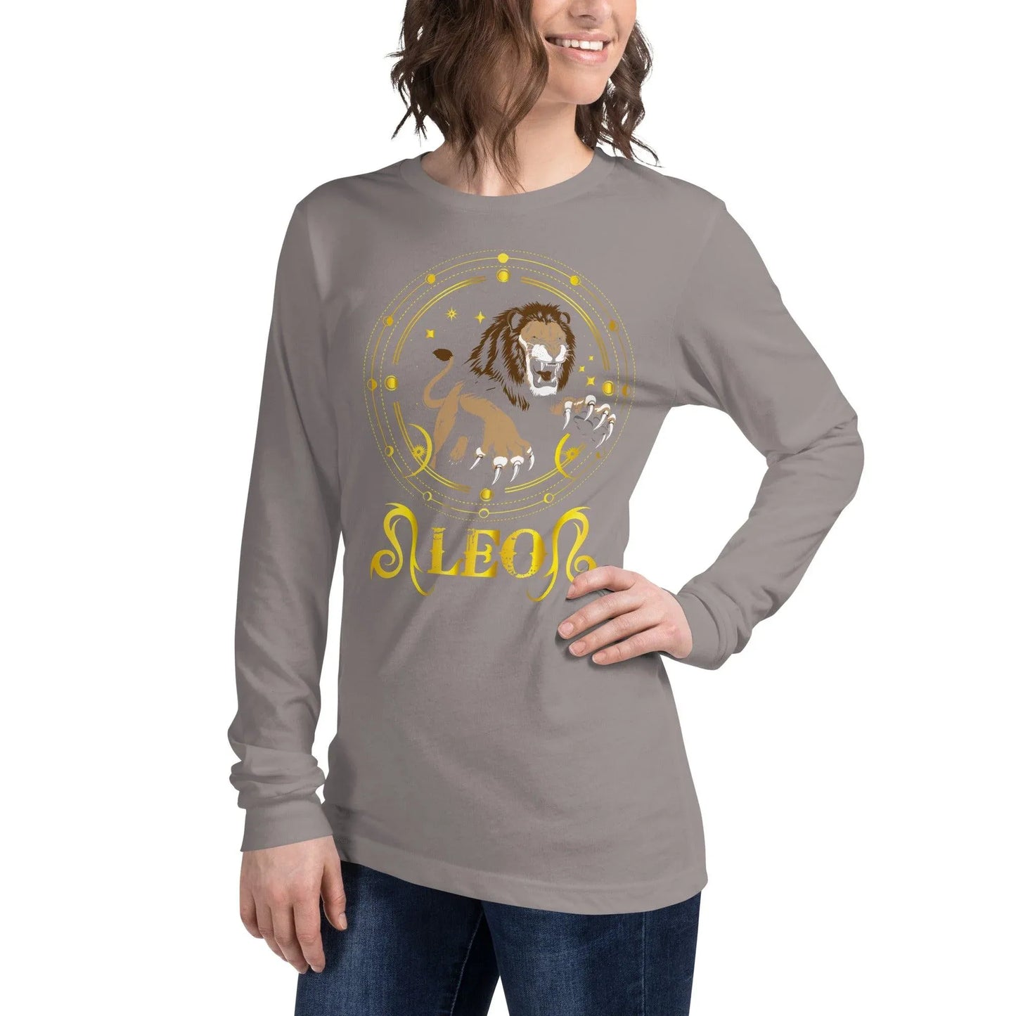 sternzeichen-lowe-langarmshirt-langarmshirt-jlr-design-54 - JLR Design