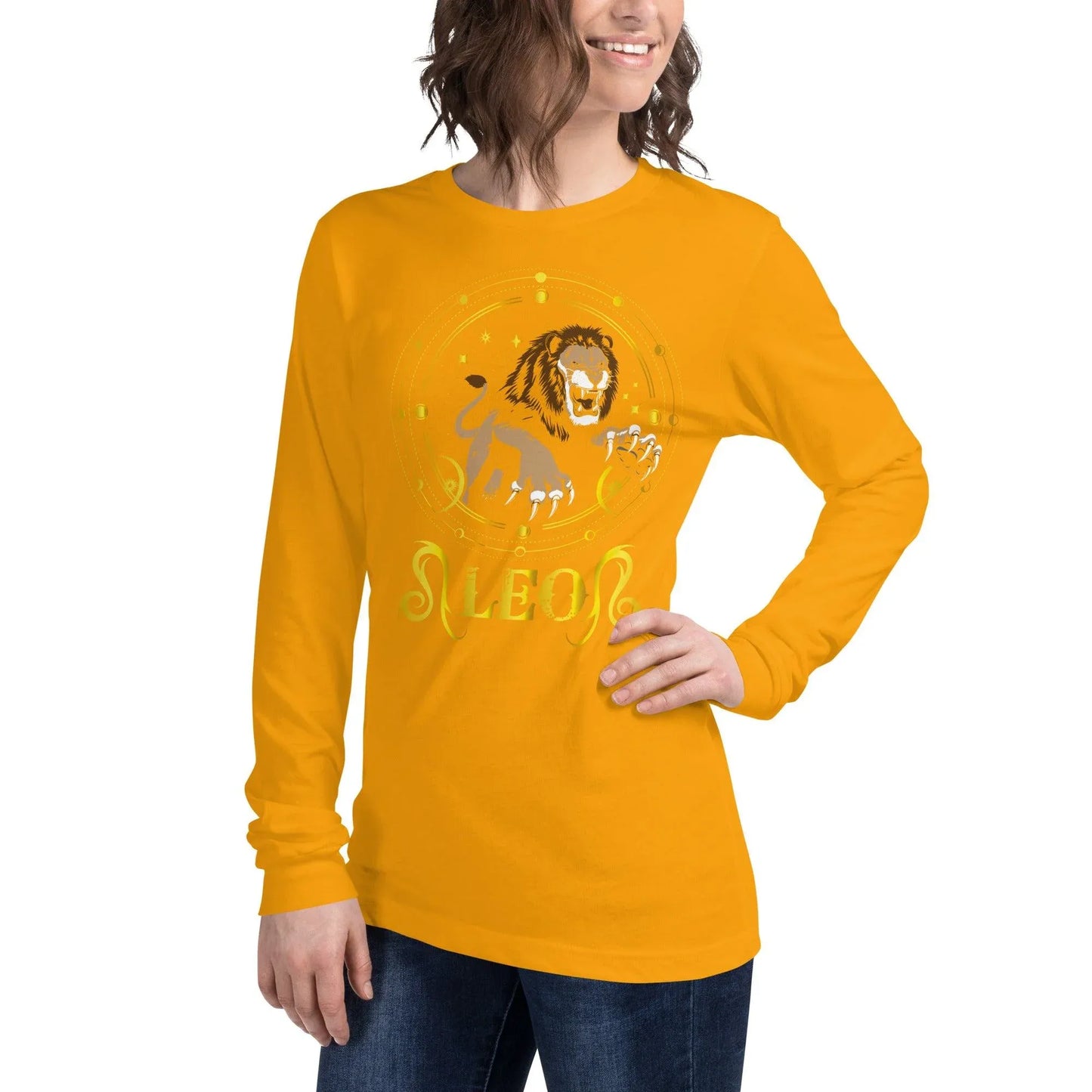 sternzeichen-lowe-langarmshirt-langarmshirt-jlr-design-58 - JLR Design