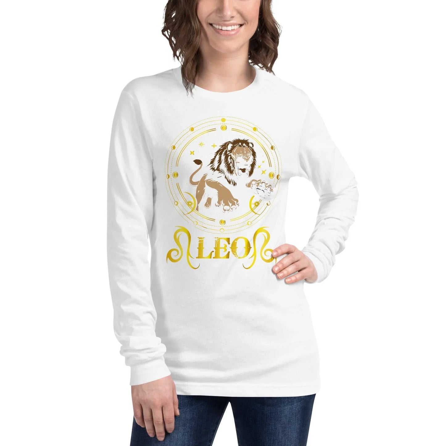 sternzeichen-lowe-langarmshirt-langarmshirt-jlr-design-61 - JLR Design