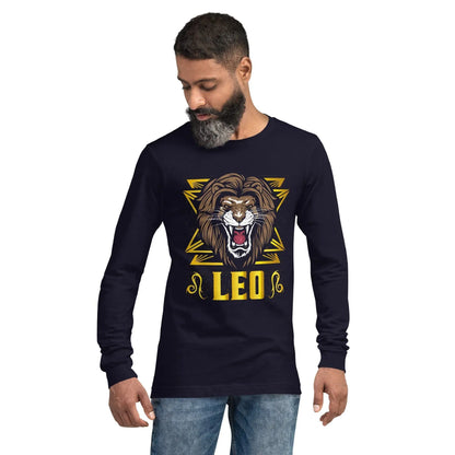 sternzeichen-lowe-langarmshirt-langarmshirt-jlr-design-8 - JLR Design