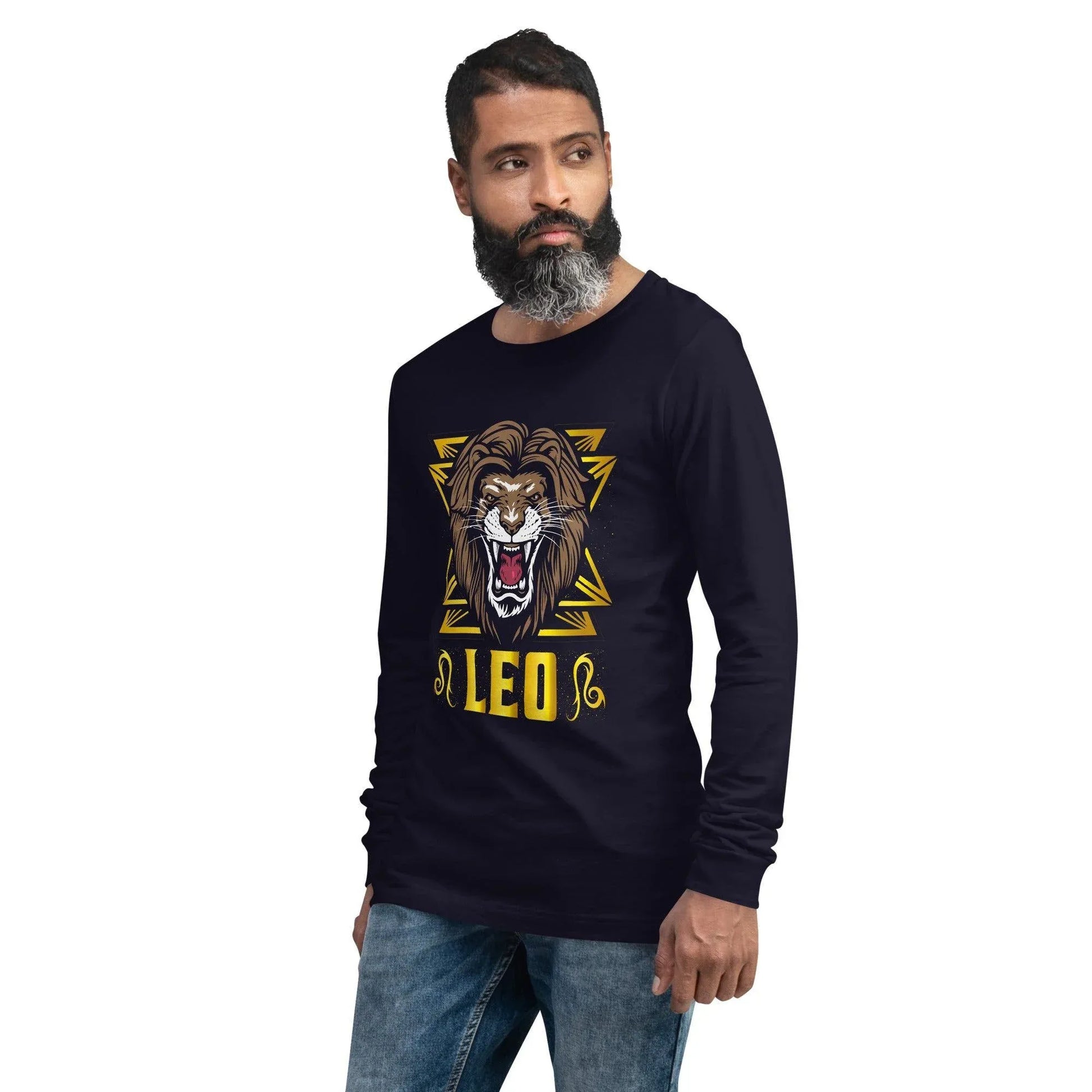 sternzeichen-lowe-langarmshirt-langarmshirt-jlr-design-9 - JLR Design